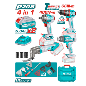 HE/COMBO PISTOLA IMPACTO + TALADRO TOTAL 20V