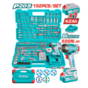 HE/COMBO PISTOLA IMPACTO TOTAL 20V+ACCESORIOS 152P