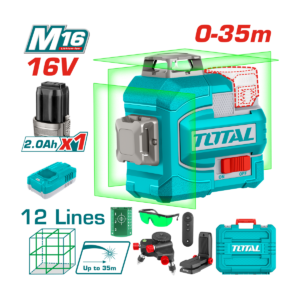 HE/NIVEL LÁSER TOTAL 16V 0-35M