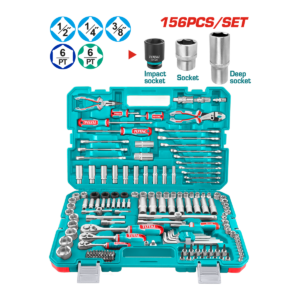 JUEGO HERRAMIENTAS TOTAL 156PCS