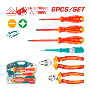 JUEGO HERRAMIENTAS TOTAL 6PCS