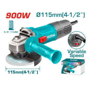 HE/ESMERILADORA ANGULAR TOTAL 4 1/2" 900W