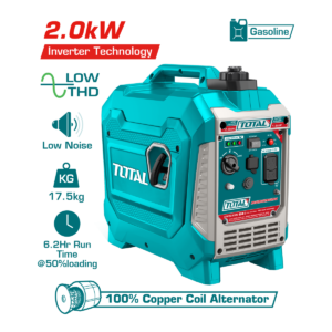 PLANTA ELÉCTRICA GASOLINA TOTAL 110-120V 2.0KW