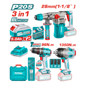 HE/COMBO ROTOMARTILLO 20V TOTAL 3 EN 1
