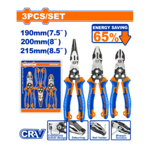 JUEGO ALICATES WADFOW PROFESIONAL 3PCS