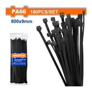 AMARRA PLÁSTICA NEGRA WADFOW 32" 100PCS