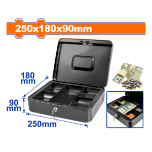 CAJA DINERO WADFOW 25X18X9CM