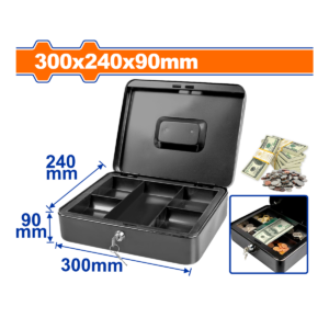 CAJA DINERO WADFOW 30X24X9CM