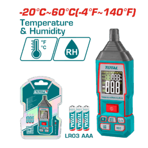 MEDIDOR DIGITAL DE HUMEDAD Y TEMPERATURA TOTAL