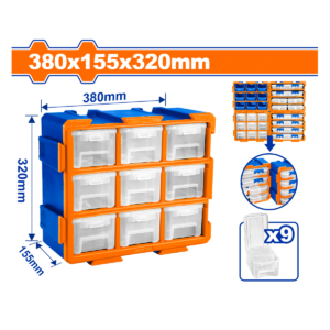 CAJA ORGANIZADORA WADFOW 9PCS