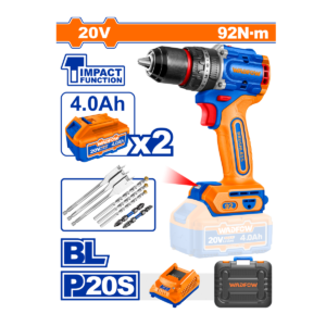 HE/TALADRO WADFOW 20V 1/2 IMPACT 2 BAT