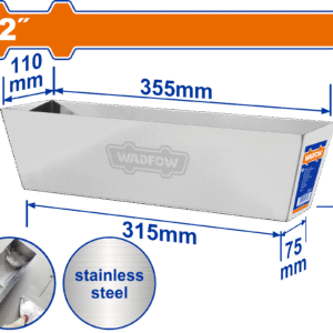 BANDEJA ACERO INOX GYPSUM WADFOW 12"