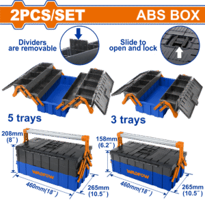 CAJA HERRAMIENTAS WADFOW 2PCS 18"