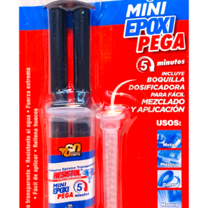 RESISTOL ADHESIVO EPOXICO TRANSP. MINI JERINGA 4ML