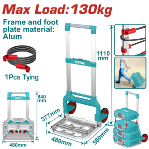 CARRETILLA MANUAL PLEGABLE TOTAL 130KGS