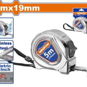 CINTA METRICA WADFOW ACERO INOX 5MX19MM