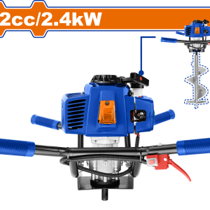 BARRENADOR GASOLINA WADFOW CON BROCA 62CC/2.4KW