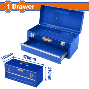 CAJA HERRAMIENTAS WADFOW METAL 47X21.8X21CM
