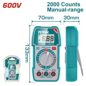 TESTER MULTIMETRO DIGITAL TOTAL