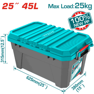 CAJA HERRAMIENTAS TOTAL PLAST 62.5x 38 x 31.5