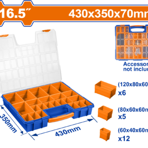CAJA ORGANIZADORA WADFOW C/DIVISION 430X350X70MM